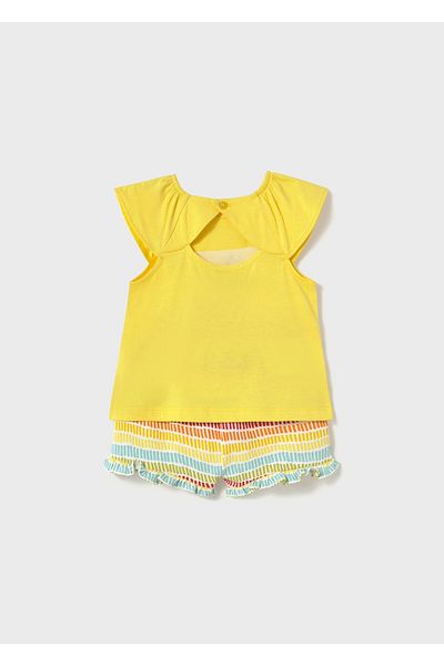 MAYORAL Baby Girl Printed T-Shirt Shorts Set