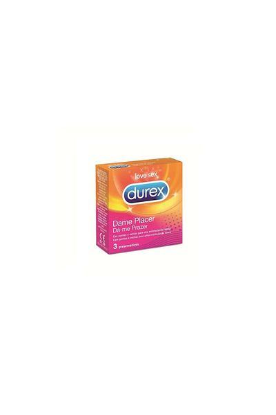 Fructis Durex Dame Placer Condoms, 3 pieces