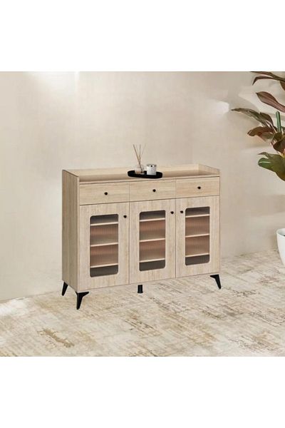DEC4 Multi-purpose wardrobe with a modern design in different colors, size 120 cm