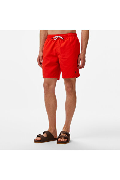 Nautica Erkek Kırmızı Regular Fit Deniz Şortu