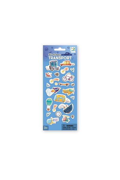 Dodo Dodo 3D sticker set, Means of transport, multicolor
