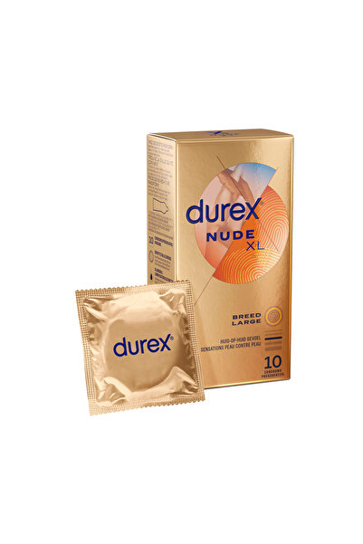 Durex Προφυλακτικά Durex Nude XL, 10 τεμάχια