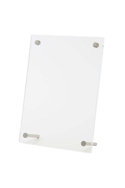 Muji إطار أكريليك لثلاثة أحجام بطاقات بريدية، العرض 14.5 سم × الطول 19.5 سم × الارتفاع 0.5 سم