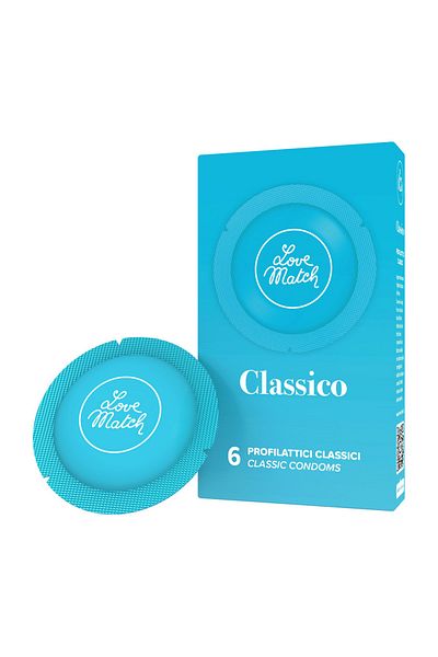 Lovewatch Condoms, Classico, 6 pieces, latex