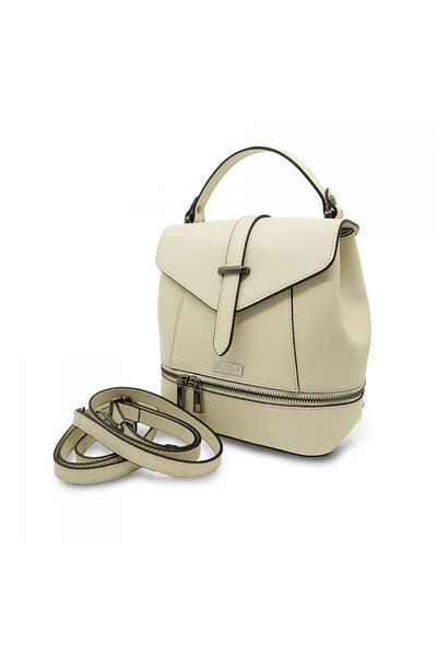 BESSO Dinamica Urbana Ivoire genuine leather backpack