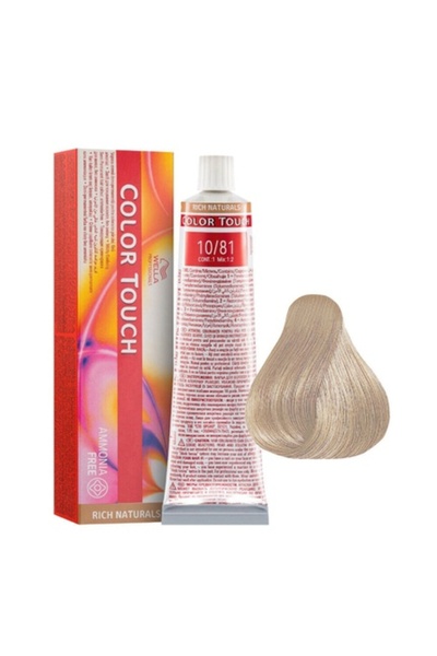 Wella Vopsea de păr fără amoniac, Wella, Color Touch, nuanțare intensivă natu...