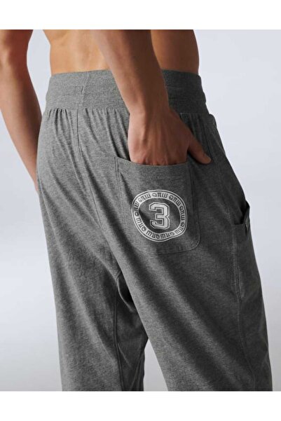 Henderson Men's Active Wear Sweatpants Base & Loose Cut & Oversize Fit & White Print | Robert Kupisz