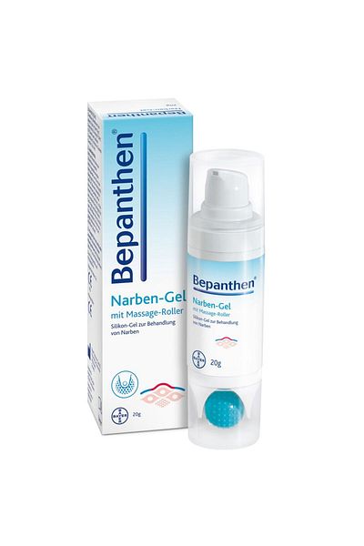 Bayer Set Bepanthen 2 în 1, Gel și Roller, 2 în 1, Anti-zgârieturi, 20gr