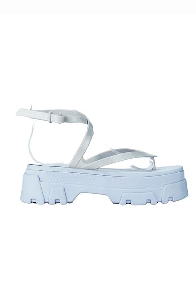 VOICES Luna Track Sandals - - 37, White/white