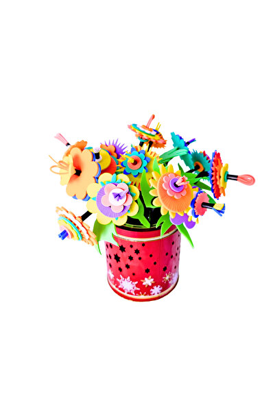 Bufnitel Flower Bouquet Creation Set, Owl, 48 colorful pieces