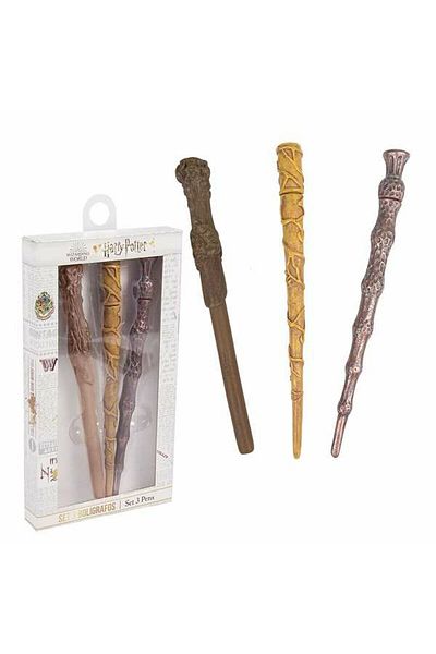 Boston Harry Potter pen set, 3 pcs, brown