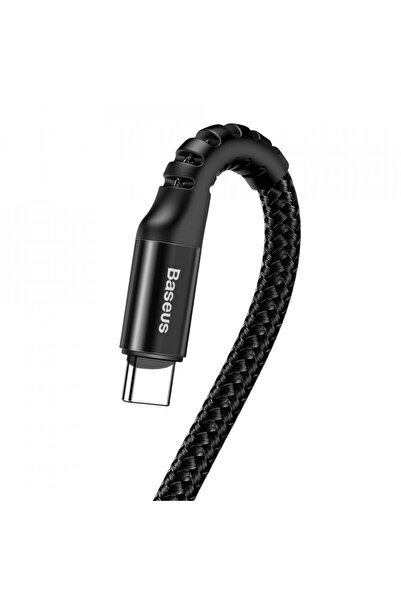 Baseus Retractable USB to Type-C data cable, 2A, 1m, Baseus Fish Eye (CATSR-01) - Black