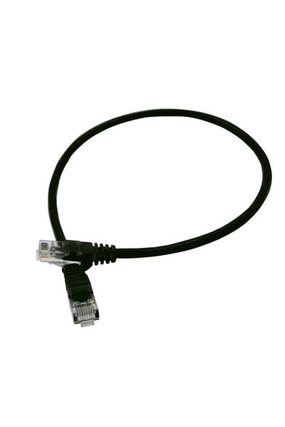 dalimag Patchcord rețea CAT 6A UTP Slim, Cupru Pur 100%, 4PR/28AWG, 15 cm, 6 inch, Negru, Dalimag