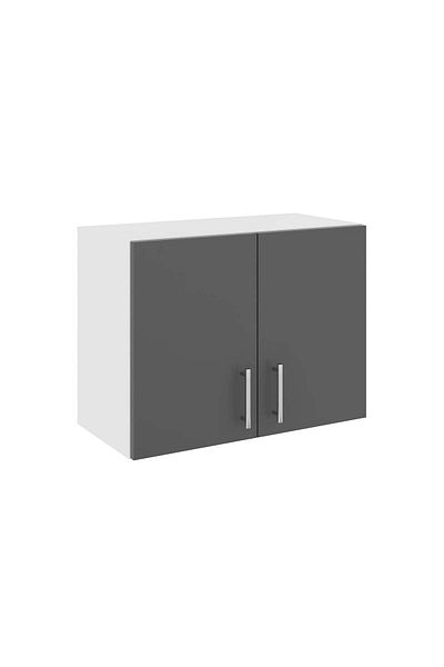 haaus.ro Corp Superior Hota haaus Karo, Antracit/Alb, 60 x 30 x 45 cm