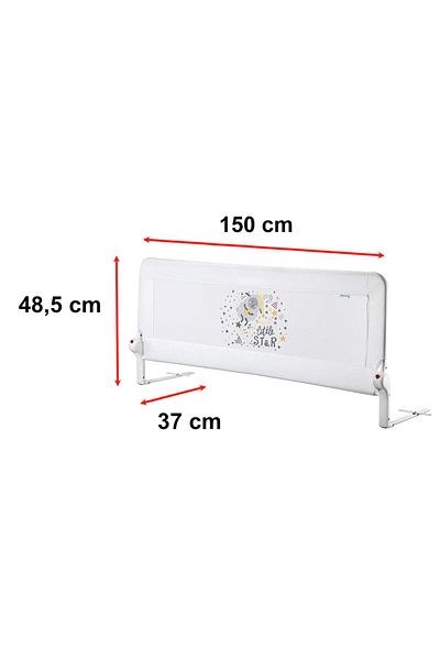 GUİMO Bed guardrail, Guimo, 150x48 cm, Little Star, Oita Decor, White
