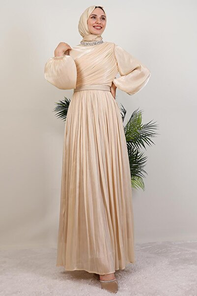 giz astore Zeliş Taşlı Abiye Gold