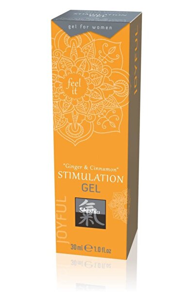 Shiatsu Gel de Stimulare, 30 ml, Ghimbir și Scorțișoară