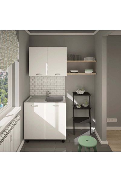 haaus.ro Haaus Toro Sink Cover, White, 80 x 50 x 82 cm