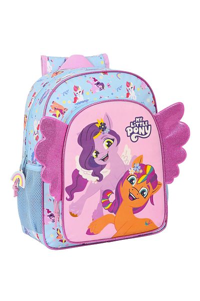 MY LITTLE PONY My Little Pony Wild & Free school bag blue pink 32x38x12 cm