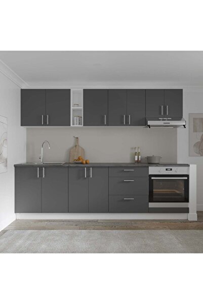 haaus.ro Σώμα φούρνου Haaus Karo, ανθρακί/λευκό, 60 x 50 x 80 cm