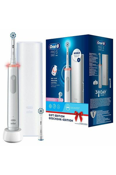 Intimichic Oral-B Pro 3 3500 electric toothbrush, white, 3 programs