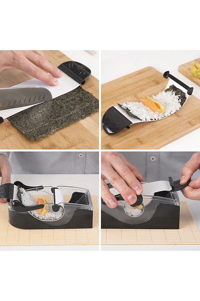 InnovaGoods Set sushi maker, InnovaGoods, Oishake, negru