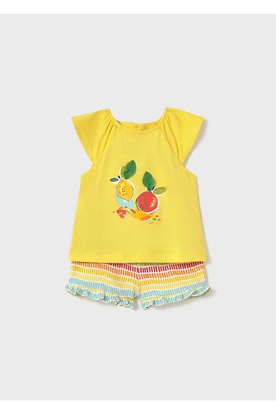MAYORAL Baby Girl Printed T-Shirt Shorts Set