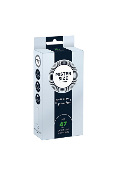 Mister Size MISTER SIZE condoms 47 mm, 10 pieces