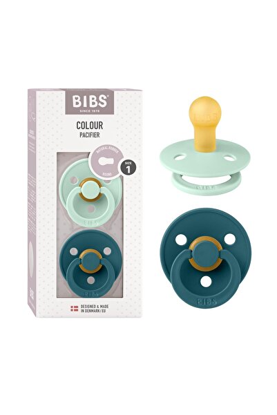 Bibs Suzetă din cauciuc natural, BIBS, 2 buc, mărime 1 (0-6 luni)