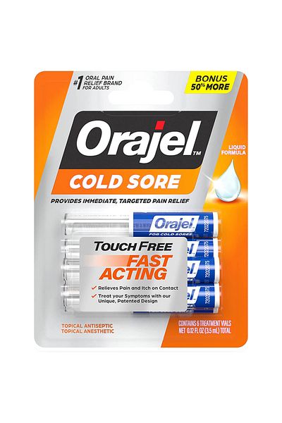 Orajel Set of Vials, Orajel, Cold Sore, Adjuvant Treatment in the Treatment of Pain, 3.5ml, 6 pcs.