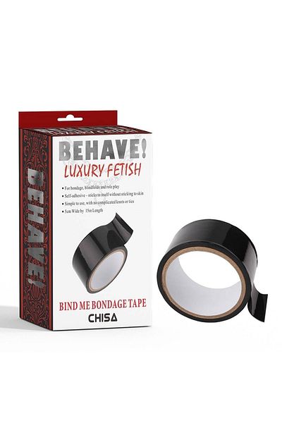 Chisa Novelties Bandă Bondage, Chisa Novelties, 15 metri, neagră