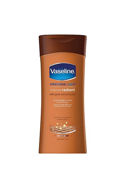 Vaseline Loțiune de corp Vaseline Radiant Cocoa cu unt de cacao pentru îngrijirea pielii, hidratare intensă, 200 ml