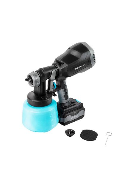 CECOTEC Pistol de vopsit Cecotec CecoRaptor Perfect Color 4020 Ultra, 20V, 1000 ml