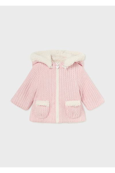 MAYORAL Winter Baby Girl Double Sided Hooded Coat Jacket