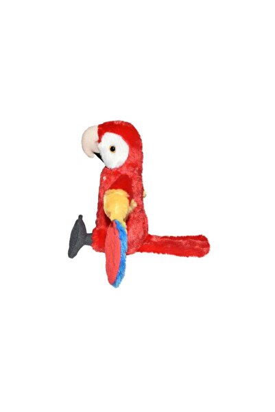 Wild Republic Scarlet Macaw Parrot Plush Toy, 20 cm