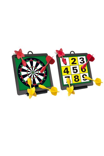 Bufnitel 2 in 1 Magnetic Darts Game, Owl, 18.5x22.5 cm