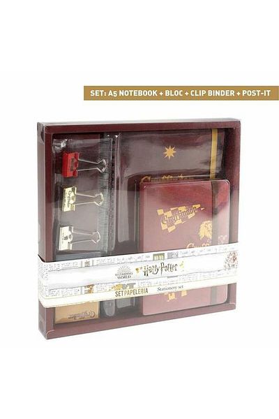 Boston Stationery set, Harry Potter, Gryffindor, 6 pieces