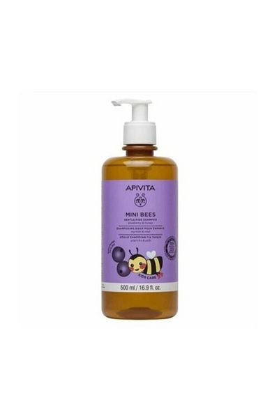 Apivita Șampon delicat copii, Apivita Mini Bees, cu afine și miere 500ml