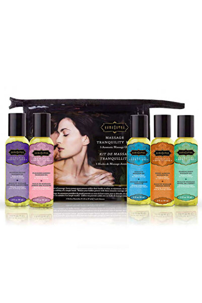 Kamasutra Set uleiuri masaj, Kama Sutra, Tranquility Kit, 5 arome