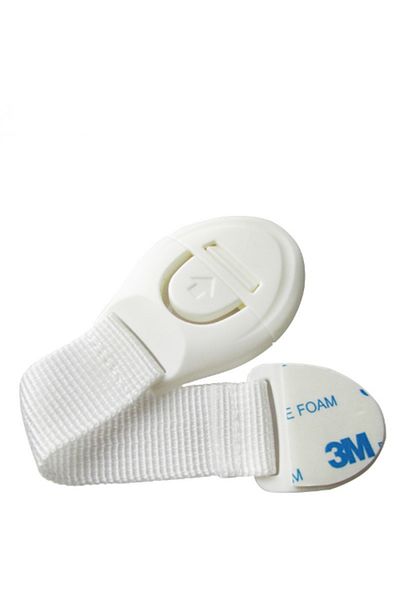 OEM Cabinet Safety Lock, Plastic/Textile, 21.5 cm, White