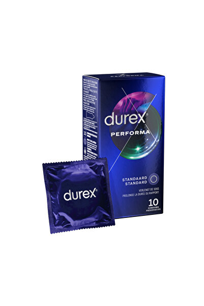 Durex Prezervative Durex Performa, 56mm, cu benzocaină 5%