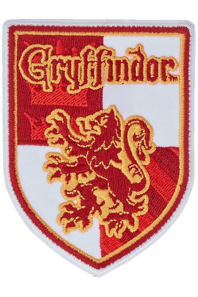 Harry Potter Plasture decorativ Gryffindor Harry Potter, roșu alb, poliester