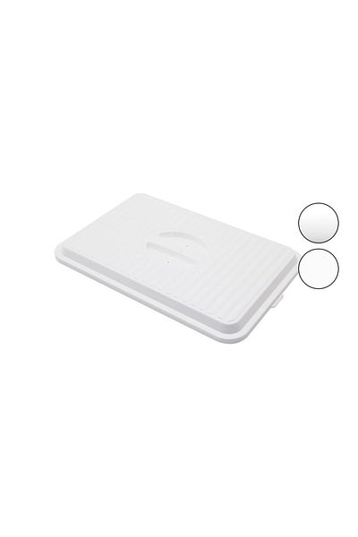 Mena Rise Nazirashop Rectangular Borcam Cover Plastic=White-Transparent 27 X 40cm Hot Air Vent