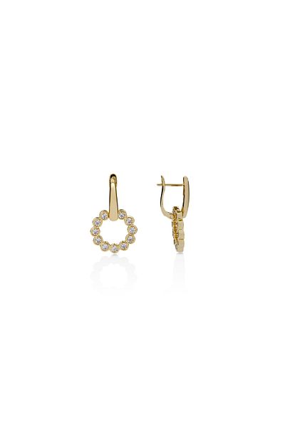 Mesmera Stone Hoop Earrings