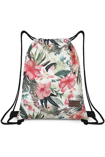 zagatto Women’s drawstring backpack, multicolor, 37x47 cm, waterproof, ultra-light, ZG710