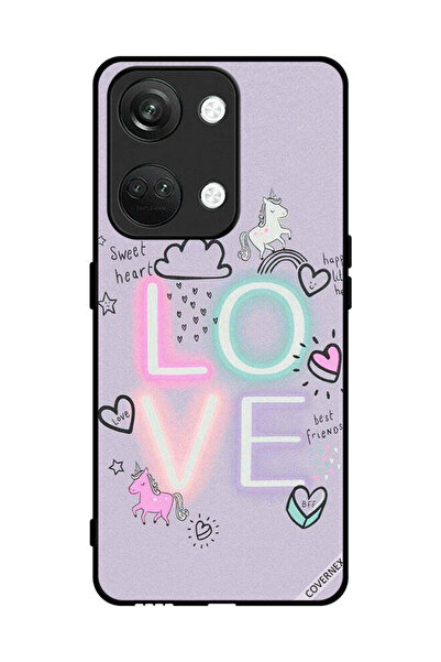 Covernex غطاء حماية لهاتف OnePlus Nord 3 5G بطبعة قلب حلو وحب وحيد القرن