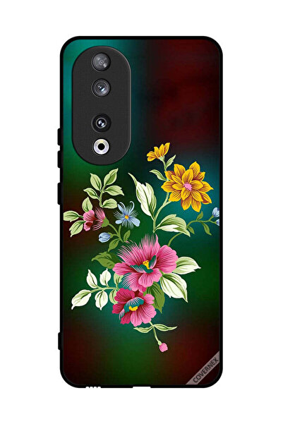 Covernex غطاء حماية لهاتف Honor 90 بتصميم زهور عالية الدقة