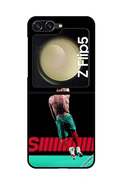 Covernex غطاء حماية لهاتف سامسونج جالاكسي زد فليب 5 رونالدو في الهواء