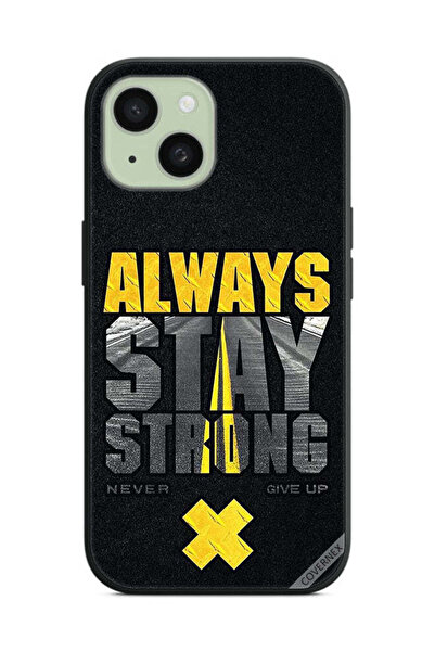 Covernex غطاء حماية لجهاز Apple iPhone 15 كن قويًا دائمًا ولا تستسلم أبدًا
