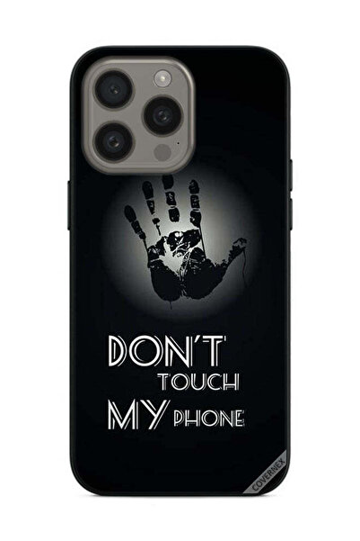 Covernex غطاء حماية لهاتف Apple iPhone 15 Pro Max - لا تلمس هاتفي باليد